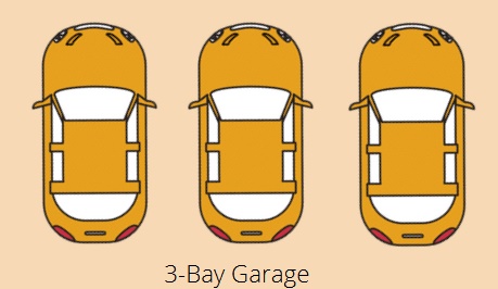3 bay garage