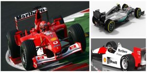 best all time f1 cars
