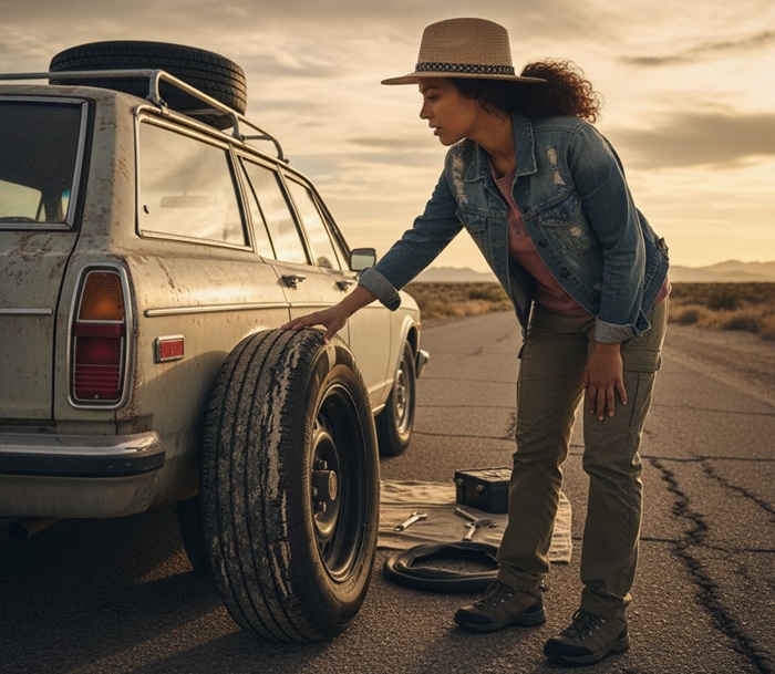 repair and fix cracked tyres